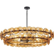Maxim Lighting 21824AMGM Loren Chandelier Gun...
