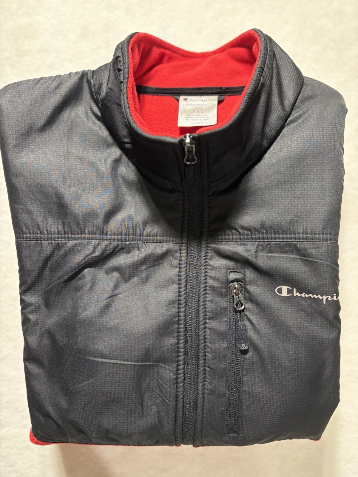 Champion Performance Full Zip Jacket - Red Men's … - image 13