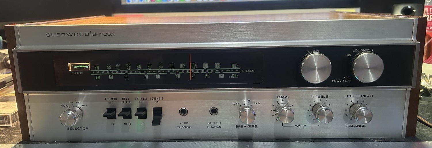 Sherwood S-7100A vintage audio equipment - eBay listing photo 2