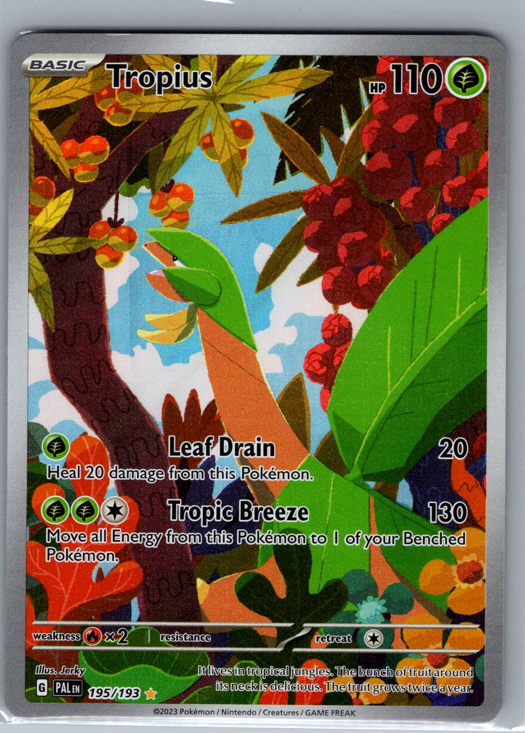 Tropius 195/193 SV02: Paldea Evolved - Pokemon Card - NM
