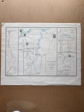 Battle of Westport (October 23, 1864) Commemorative Map Pub. 1964 Glenn Printing