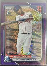 2024 Bowman Chrome - Prospects Vladimir Asencio #BCP-227 Purple Shimmer...