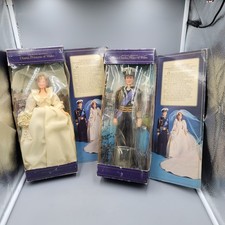 Set of 2 VTG 1982 Prince Charles and Princess Diana of Wales 12" Wedding Dolls 