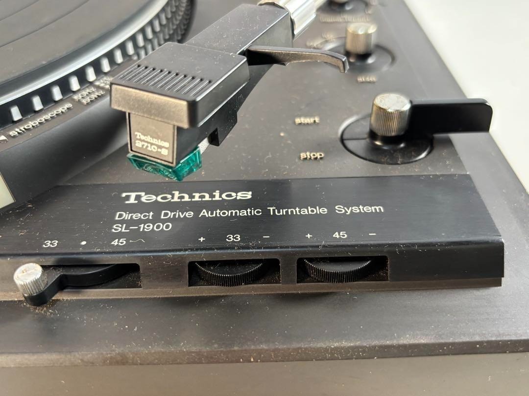 Technics SL-1900 Direct Drive Turntable Record Player Working | eBay