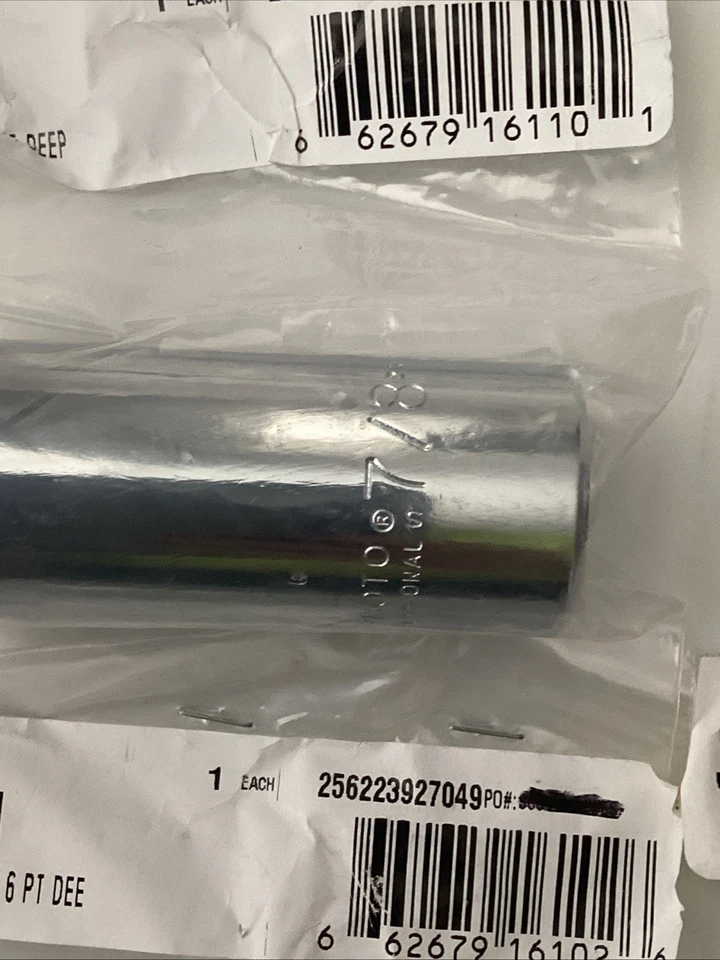 Proto 10 Piece , Deep Sockets , 3/8 Dr., 6 Point - Image 2 of 4