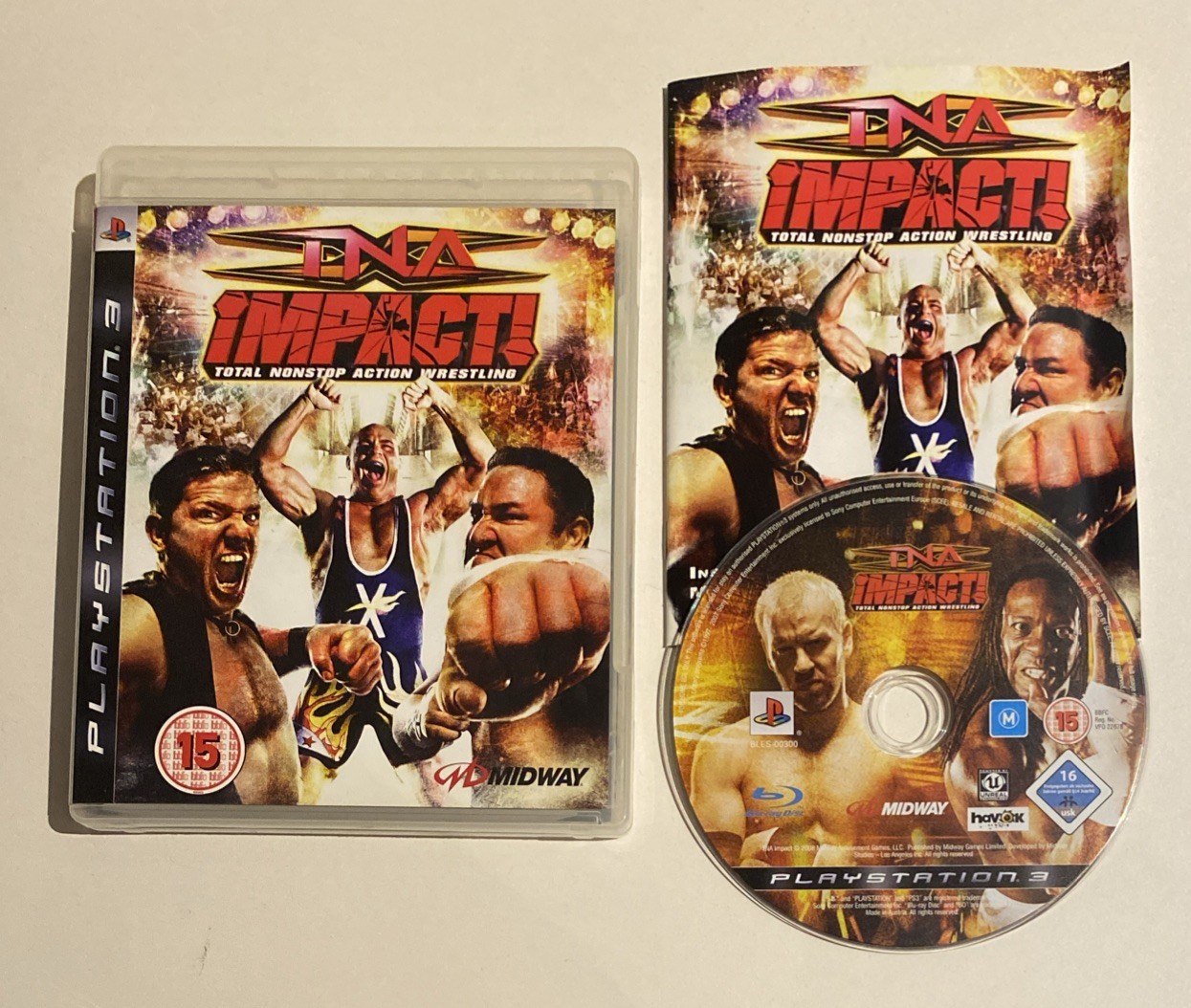 TNA Impact! Total Nonstop Action Wrestling - PlayStation 3 - PS3 - PAL