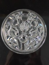 Vintage Clear Glass Domed Flower Frog Heavy 1...