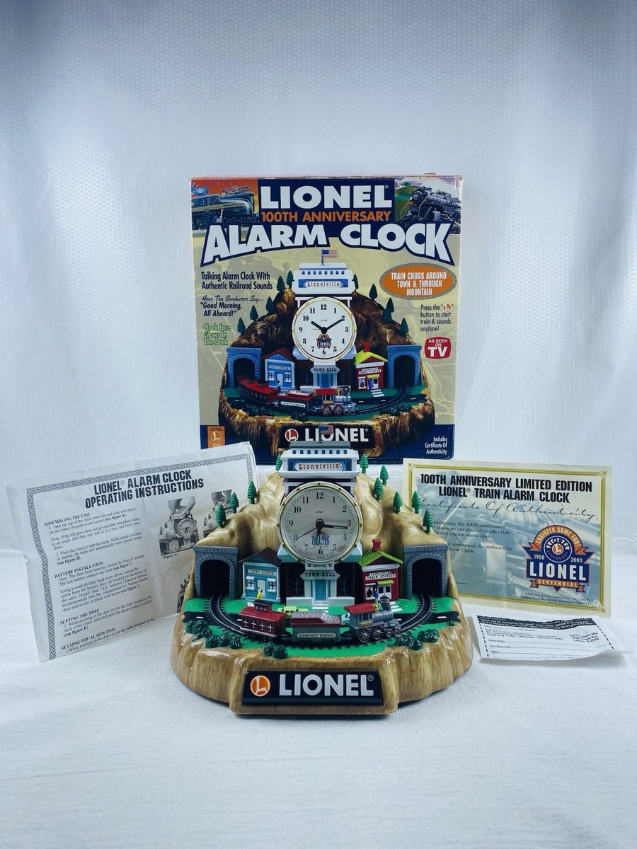 Lionel 100th Anniversary Limited Edition Train Station Alarm Clock