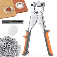 Grommet Tool Eyelet Plier Handheld Puncher 3/8 inch Grommets Fabric Hole Punch
