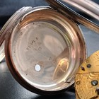 RARE WIGAN SILVER FUSEE VERGE PAIR CASED POCKET WATCH With Hallmarks  — photo 8