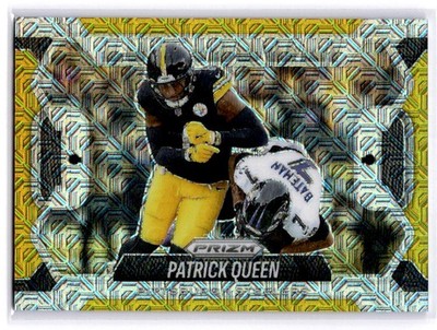 2025 Panini Prizm #11 Patrick Queen Lockdown! Mojo #/25