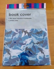 STAPLES JUMBO Book Cover SHARK Themed Fits most Textbooks 54731 FREE US SHIP