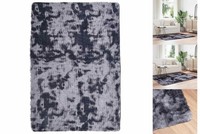 Teppich Shaggy Hochflor Navarra Dunkelgrau 120X170 Cm Polyester
