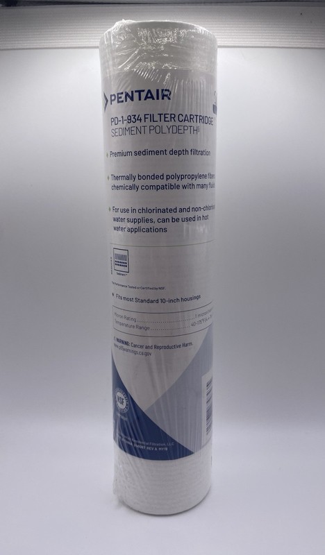 Pentair PD-1-934 Sediment Polydepth Filter Cartridge For Standard 10’’ Housing