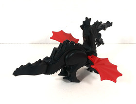 Lego Castle Black Classic Dragon Animal 6129c04 From Sets 6007, 6097, 6047, 4818