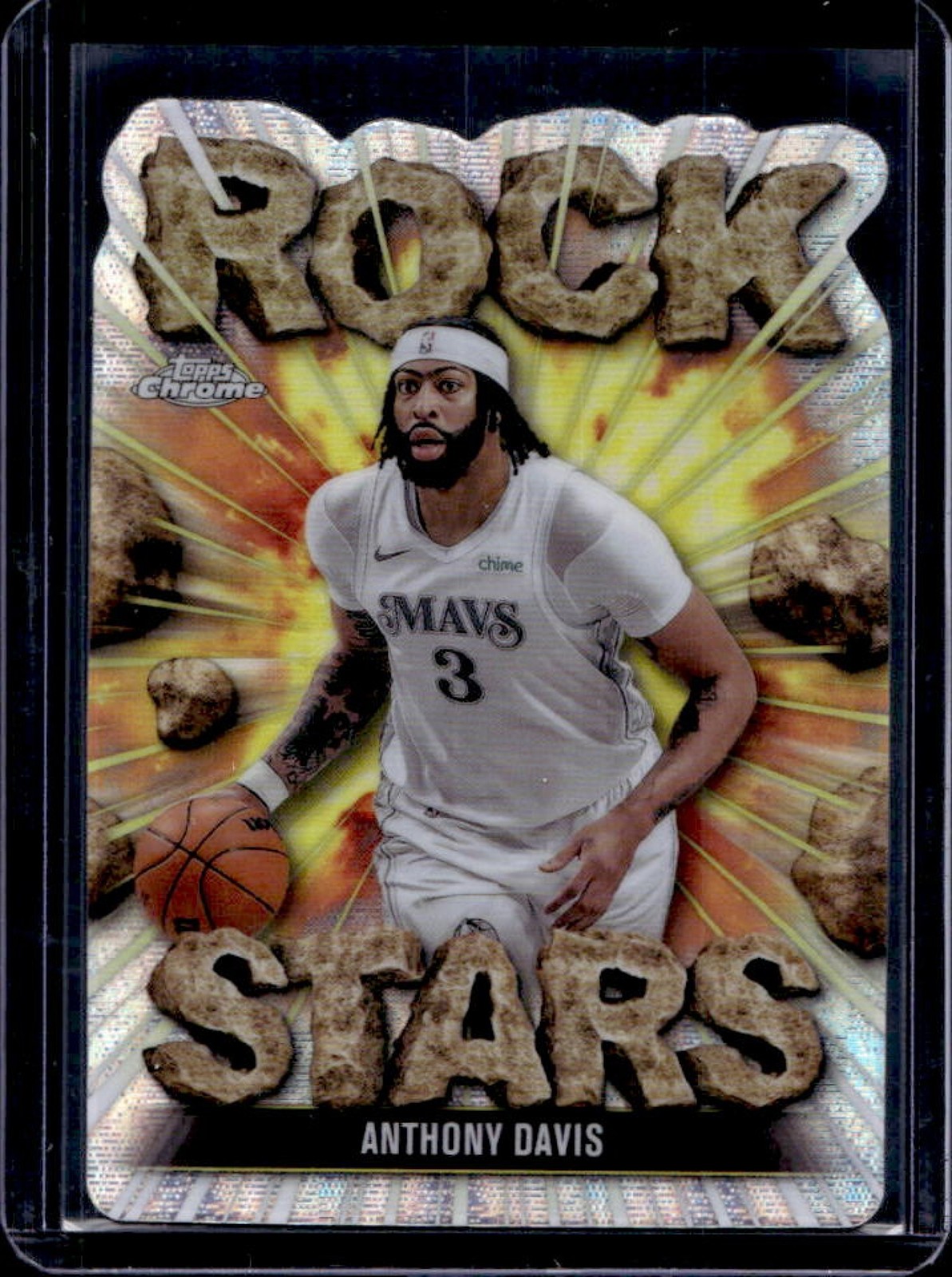 2025-26 Topps Chrome Anthony Davis Rock Star SSP #RS-6 Mavericks