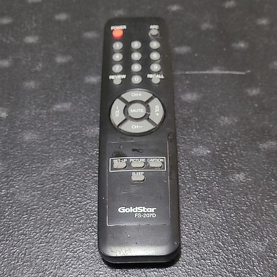 GoldStar FS-207D Remote Control Black for TV Device MPN FS-207D
