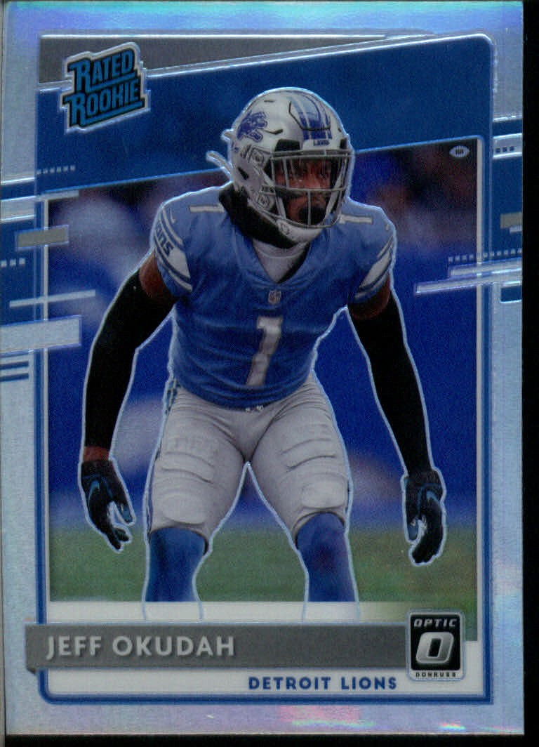 Jeff Okudah Panini Donruss Optic #193 Holo