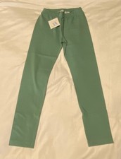 NWT Hanna Anderson Girls Olive Green Leggings Size 140 Age 10
