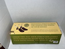 Comfy Puppy Shoe Stretcher Stretched Length and width M9-14 Stained Wood 8 pods