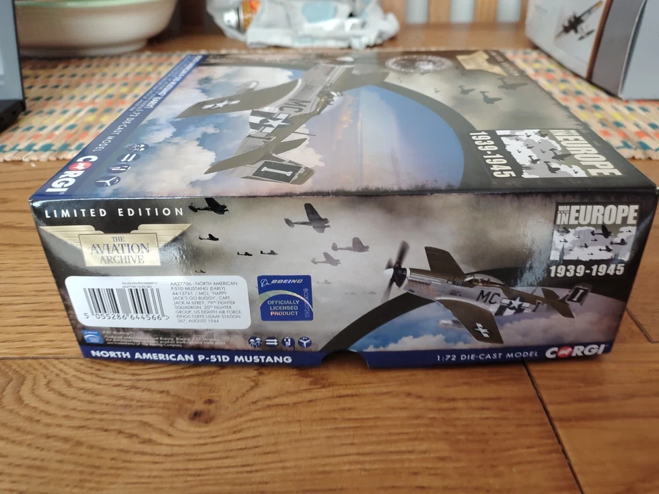 Corgi Aviation Archive NA P-51D Mustang #44 1376 “Happy Jack’s Go Buggy” AA27706 - Image 3 of 4