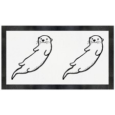 'Smiling Otter' Pet Feeding Mat (PM00033338)