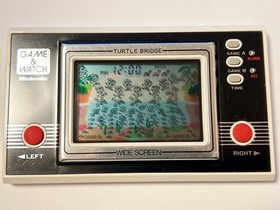 NINTENDO GAME AND & WATCH Turtle Bridge 1982 with Box Direct From Japan