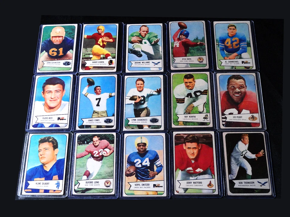 LOTE COLECCIÓN FÚTBOL AMERICANO NFL VINTAGE 1954 - 1972 Foto 4 de 4