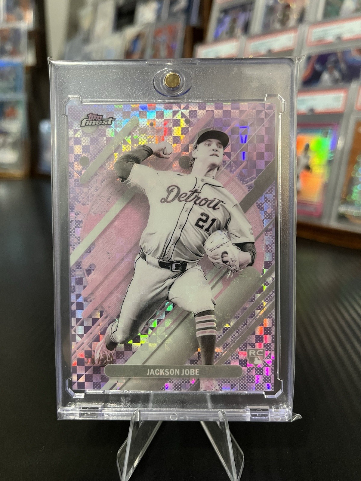 2025 Topps Finest - Rare Jackson Jobe #251 Pearl Checkerboard Refractor /30 (RC)