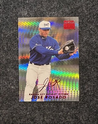 1999 Skybox Premium Jose Rosado #214 Star Rubies /50 Corner Issue