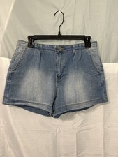 Indigo Rein Light Denim Shorts Women Size 9 Waist 29