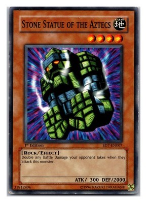 Structure Deck: Invincible Fortress #SD7-EN007 Stone Statue of the Aztecs