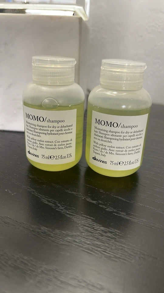 Lot Of 2-Davines MOMO Shampoo 2.5fl Oz & Conditioner .41oz Sample Moisturizing  - Image 2 of 3