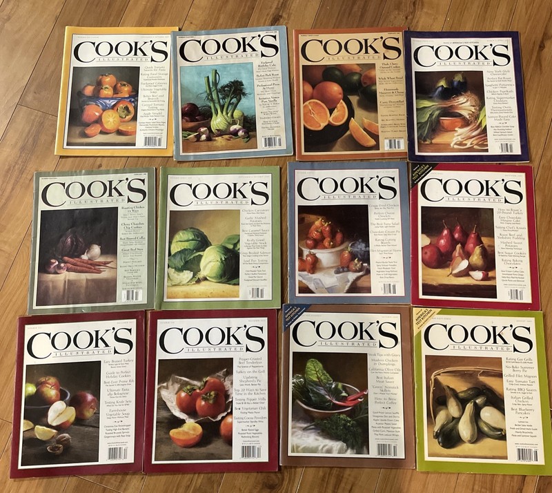 All 12 2005 COOK’S ILLUSTRATED MAGAZINES from America’s Test Kitchen Lot