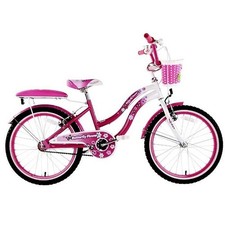 BICI BUTTERFLY 20 BIANCO-ROSA