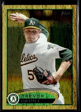 2012 Topps Gold Sparkle Trevor Cahill Oakland Athletics #2