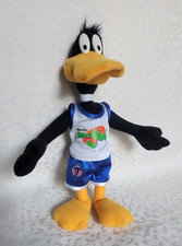 Vintage Warner Bros Space Jam Looney Toons Daffy Duck Plush McDonalds 9 1996