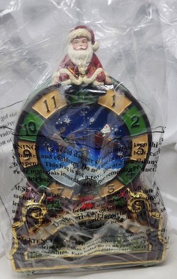 Costco Christmas Countdown Clock 24 Day Counter Tabletop Decor Vintage New Box