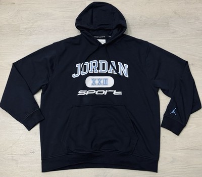 Nike Jordan Sport Crossover Men's Dri-FIT Black Hoodie FV8626-011 Size XL