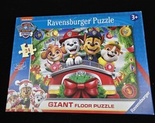Paw Patrol Jigsaw Puzzle Christmas 24 Piece Giant Shaped Floor Ravensburger