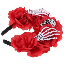  Artificial Flower Hair Ornament Decorative Floral Headband Scary
