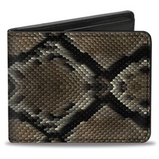 Bi-Fold Wallet Snake Skin 1