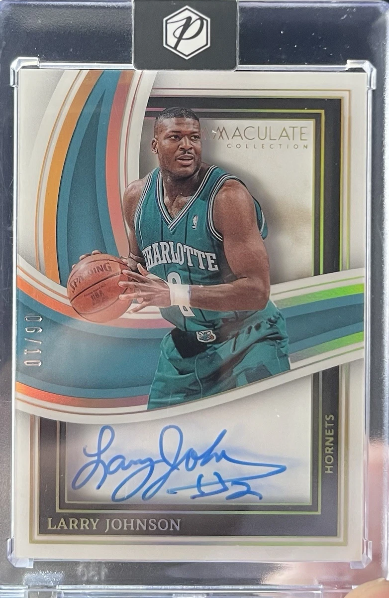 Front Row Authentic Signature Card LARRY JOHNSON Auto 直筆サイン 