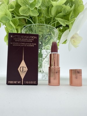Charlotte Tilbury Matte Revolution Lipstick Pillow Talk 2 Medium Mini .03oz
