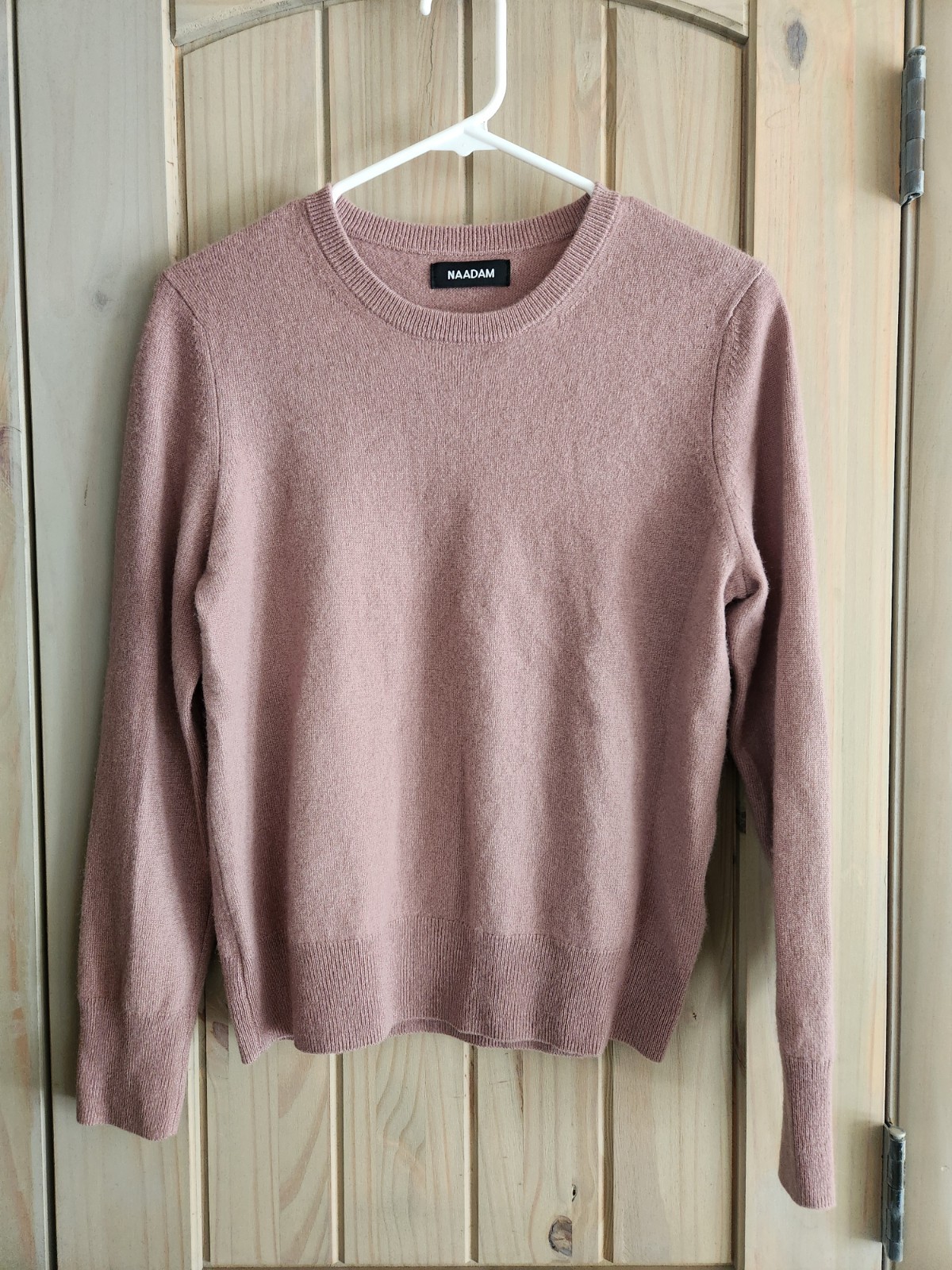 Naadam Dusty Rose 100% Cashmere Pullover Sweater Jumper Size Small