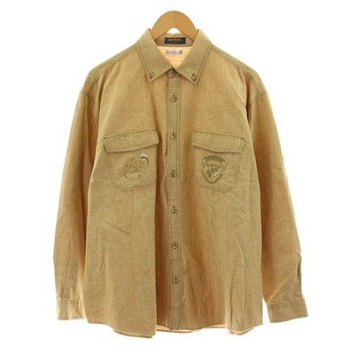 GREEN CLUBS Harry Potter Button Down Hemd Freizeithemd Langarm Logo