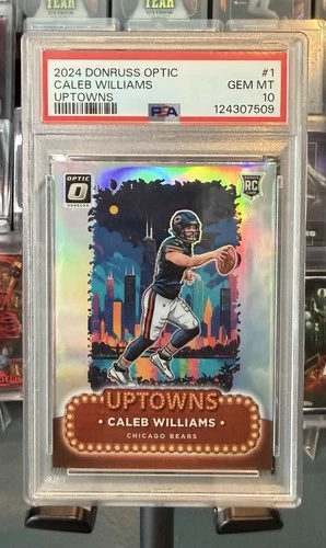 2024 Panini Donruss Optic - Caleb Williams Uptowns RC PSA 10