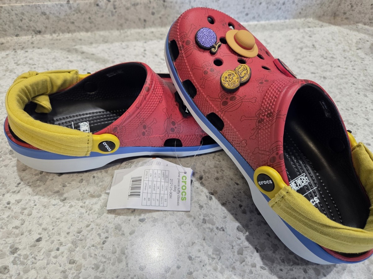 Crocs Classic ClogOne Piece Monkey D. Luffy Size 9 Mens/11 Womens Crocs Classic Clog x One Piece Monkey D. Luffy 212125-90H  main image 4