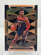 2019-20 PANINI OBSIDIAN TROY BROWN JR. 35/50 ORANGE NO. 144 WIZARDS