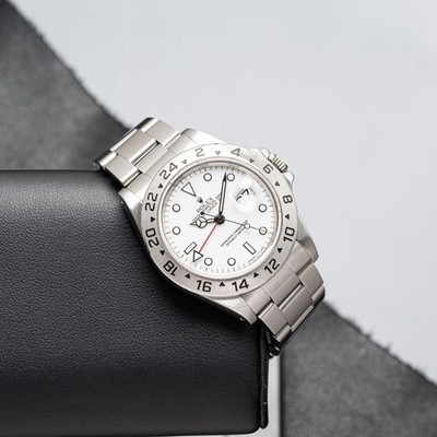 1995 Rolex Explorer II White 16570 40mm Polar